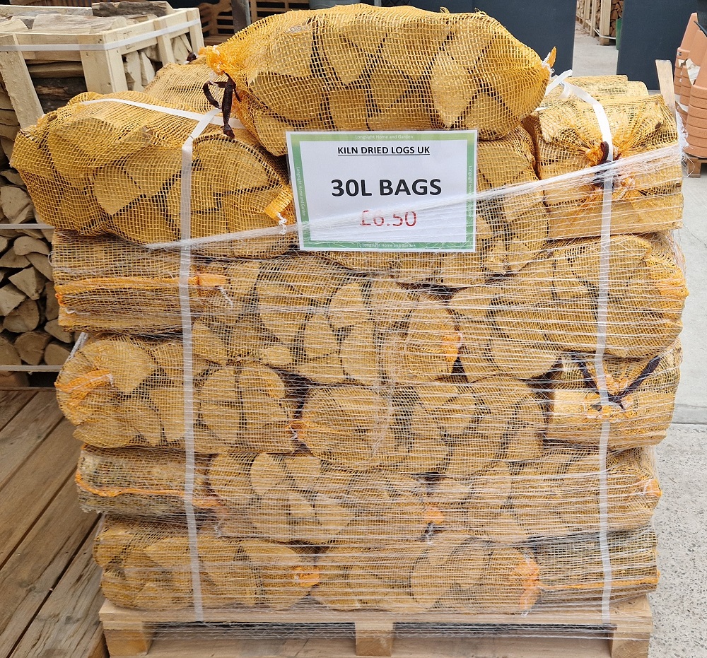 Kiln Dried Hardwood Logs – Barrow Bag – Nene Valley Firewood