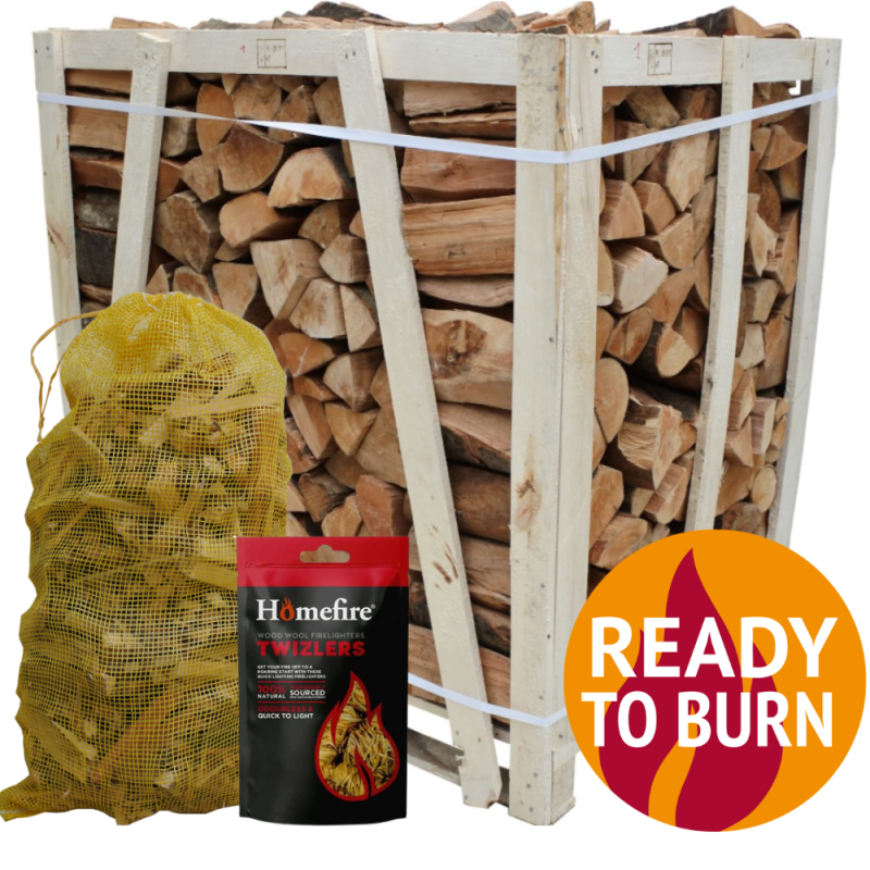 BEECH METRE CUBED STARTER PACK - KILN DRIED LOGS UK