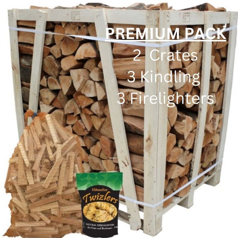 KILN DRIED BEECH LOGS UK -  PREMIUM PACK - NATIONWIDE DELIVERY
