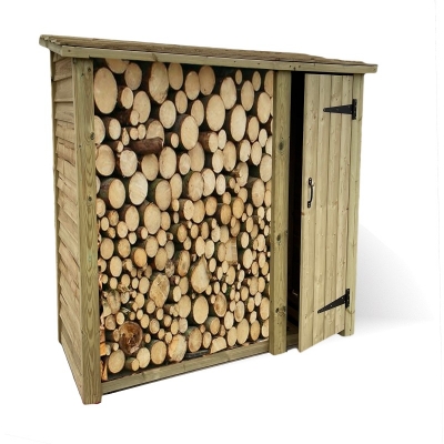 6 x 6 log store with tool tidy